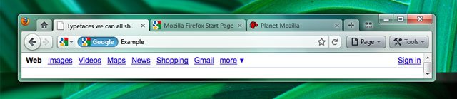 Firefox 4.0 theme with tabs on top Firefox 4.0 theme with tabs on top