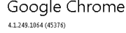 Google chrome 4.1.249.1064