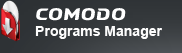 Comodo Programs Manager
