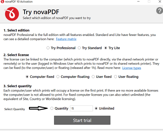 novaPDF Lite 10 Trial