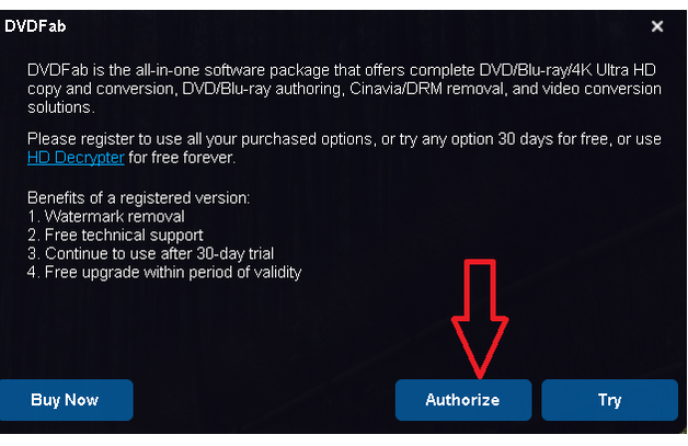 DVDFab Blu-ray Ripper License Activation