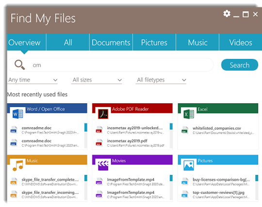 Abelssoft Find My Files 2019