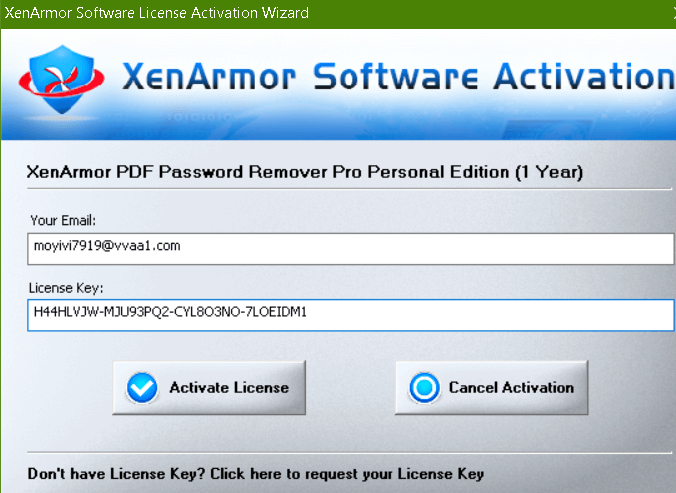 PDF Password Remover Pro by XenArmor -License Key
