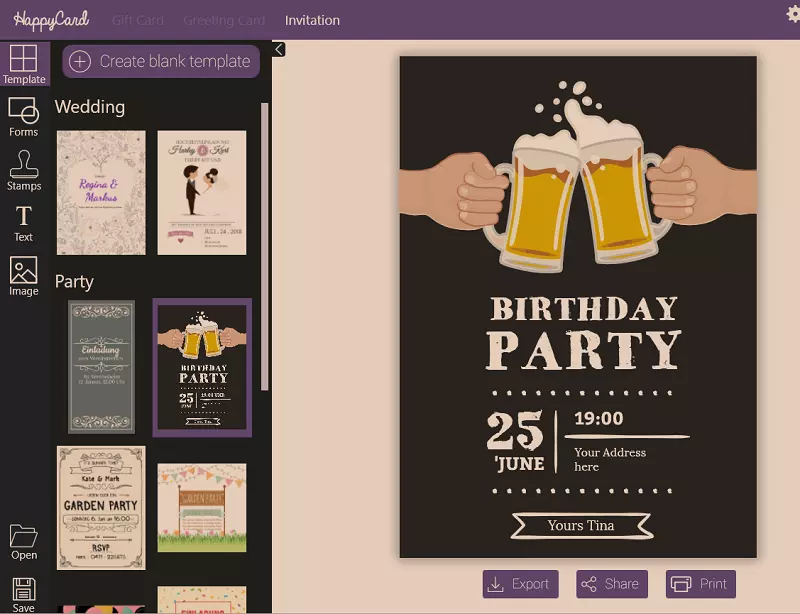 Abelsoft HappyCard Pro User Interface