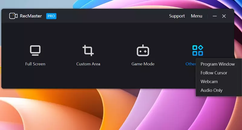 RecMaster PRO UI