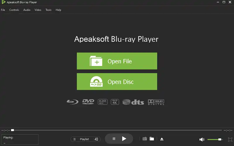 EpicSoft Blu-ray Player UI