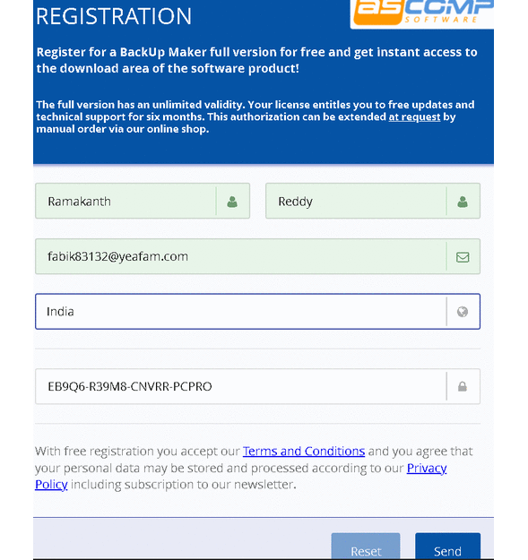 ASCOMP Backup Maker Pro License