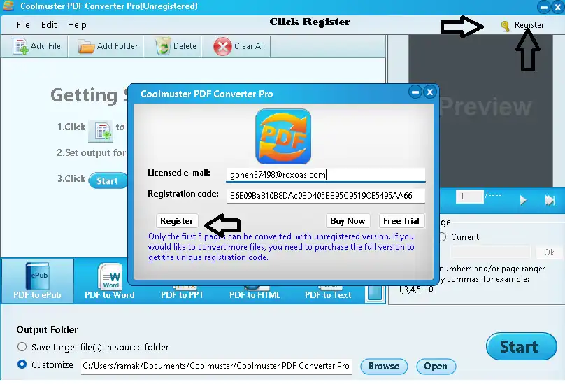 Coolmaster PDF Converter Pro License