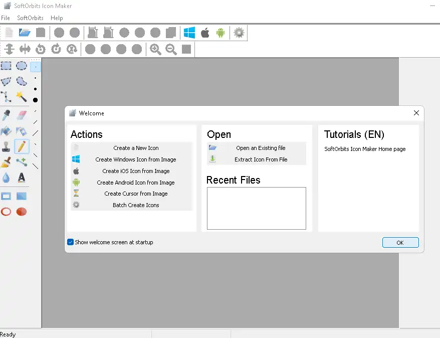 SoftOrbits Icon Maker UI