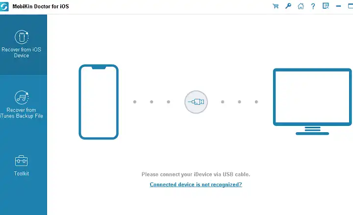 MobiKin Doctor for iOS UI