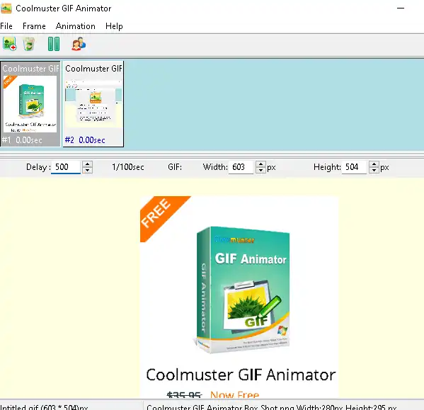 Coolmuster GIF Animator UI