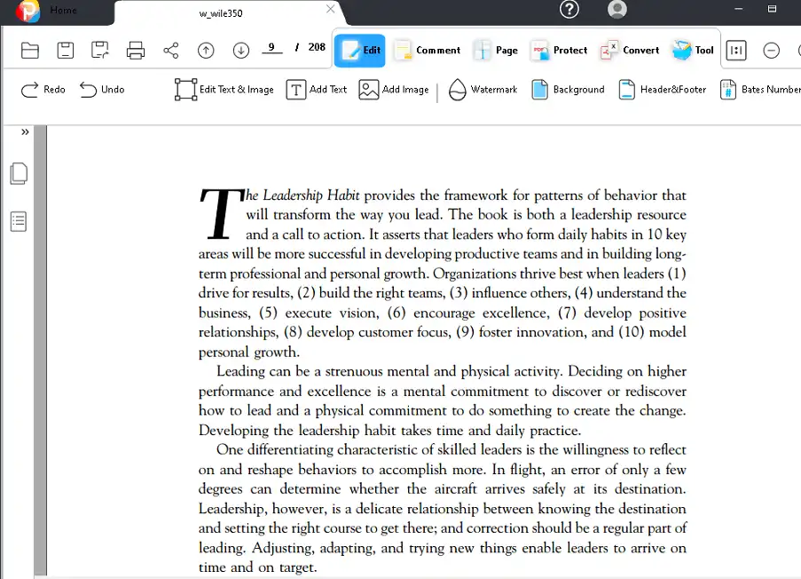 Geekersoft PDF Editor UI
