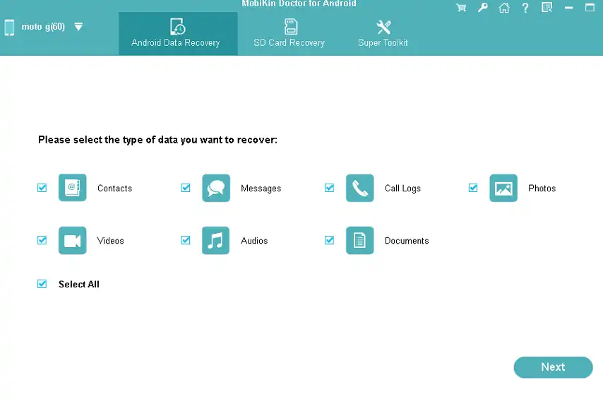 Mobikin Doctor for Android UI