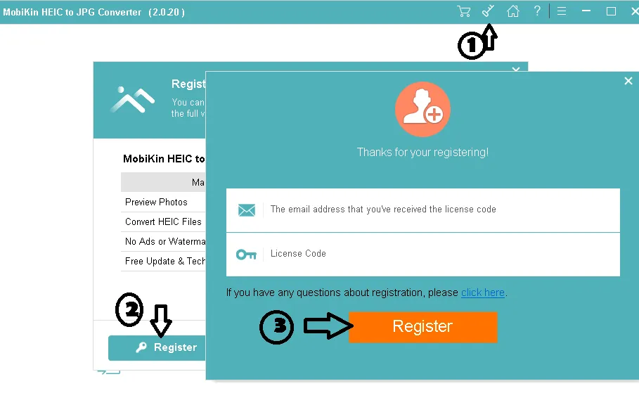 MobiKin HEIC to JPG Converter License
