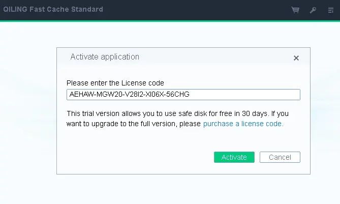Qiling Fast Cash Standard License