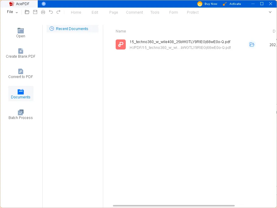 AcePDF Editor & Converter Pro UI