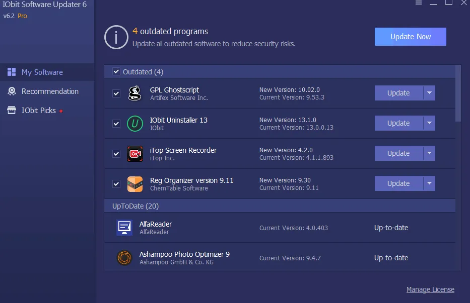 IObit Software Updater 6