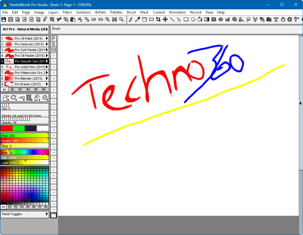 TwistedBrush Pro Studio UI