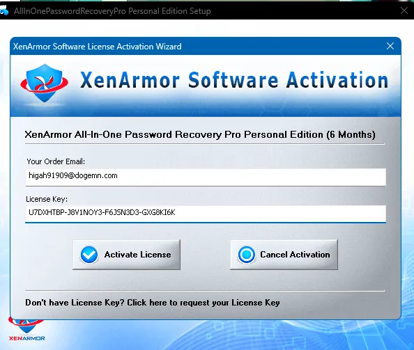 ZenArmor All-in-One Password Recovery Pro License