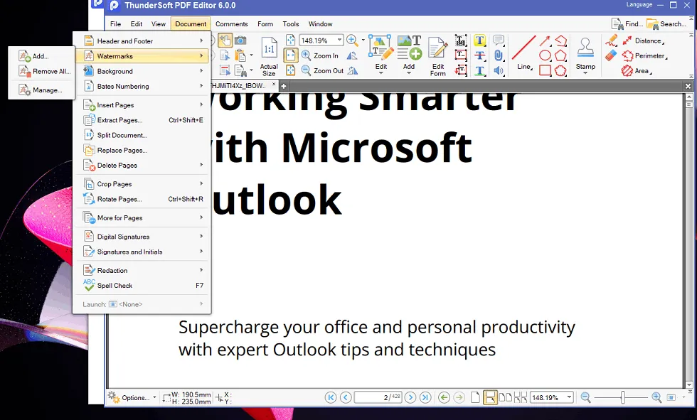 Thundersoft PDF Converter Pro - PDF Editor