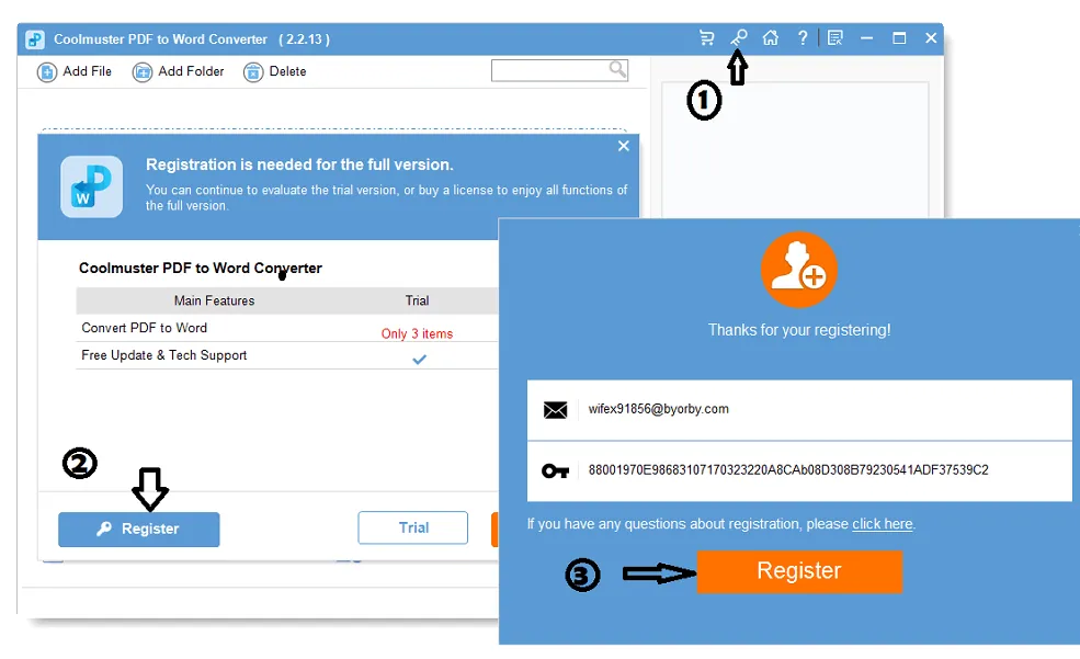 Coolmuster PDF to Word Converter License Code