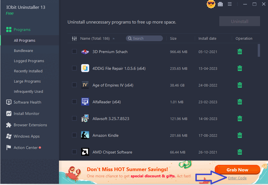 IObit Uninstaller 13 License Code