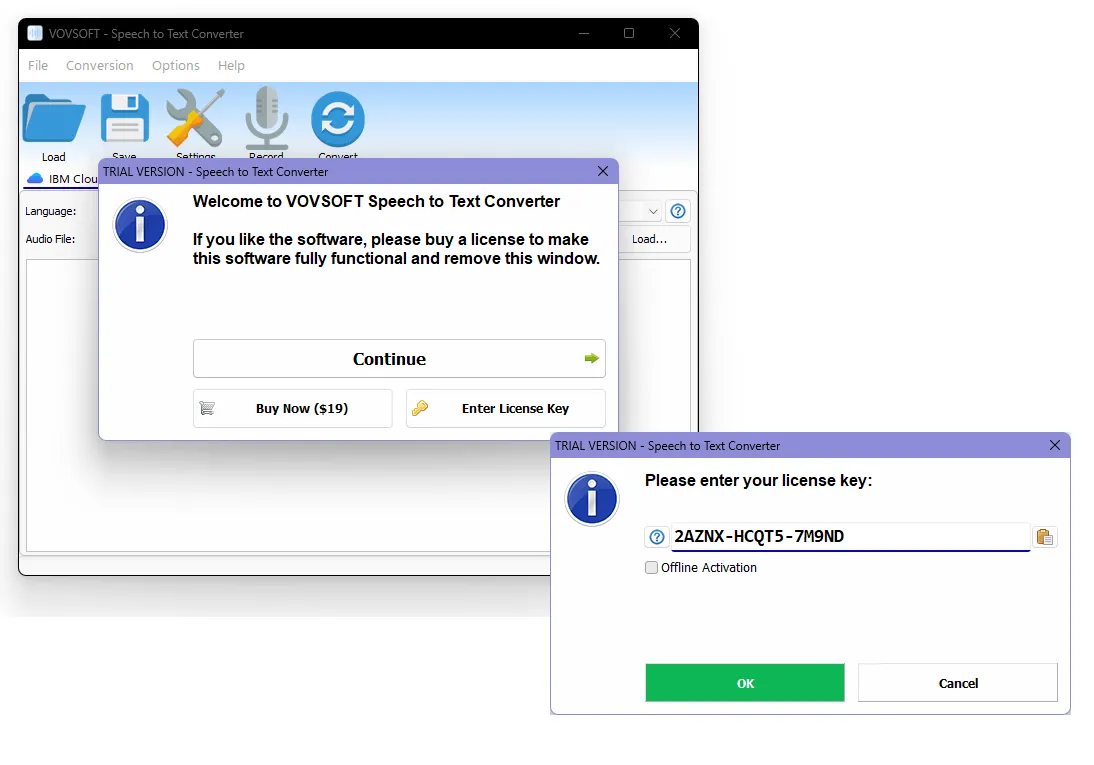 Speech To Text Converter License Code