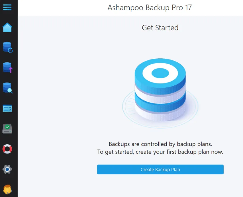 Ashampoo Backup Pro 17 UI