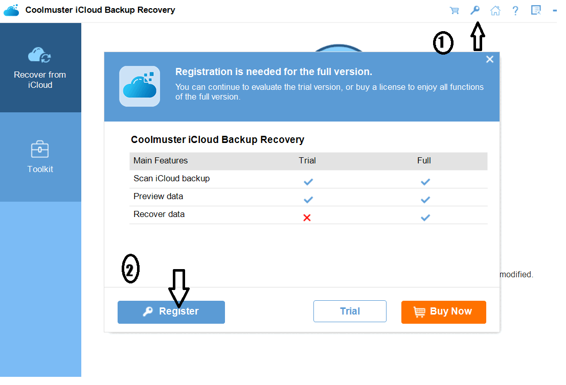 Coolmuster iCloud Backup Recovery License