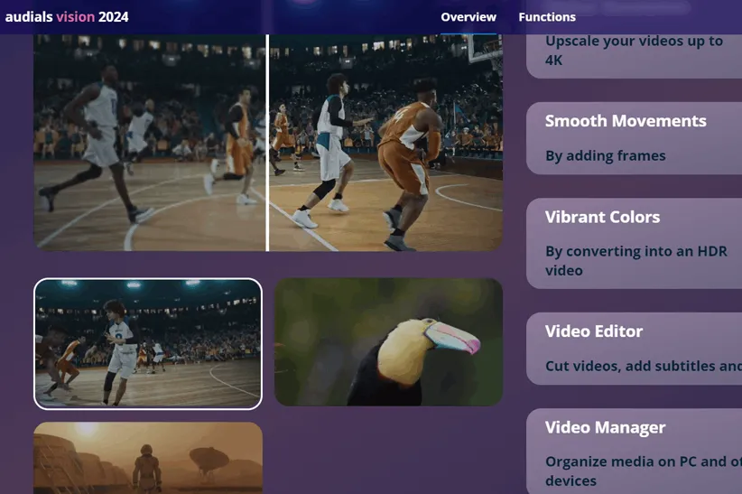 Audials Vision Features